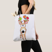 Pickleball Christmas Reindeer Tasche (Von Nahem)