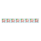 Pickleball Christmas Satin Ribbon Satinband (Vorderseite)