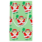 Pickleball Christmas Small Geschenktasche Kleine Geschenktüte (Vorderseite)