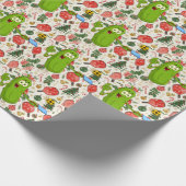 Pickleball Christmas Thema Geschenkpapier (Ecke)