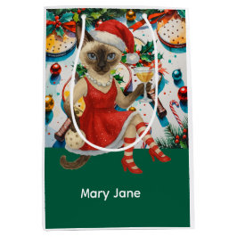 Pickleball Christmas Thema Mittlere Geschenktüte