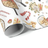 Pickleball Christmas themed with Paddle Geschenkpapier (Rolleneckpunkt)