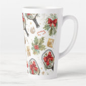Pickleball Christmas themed with Paddle Milchtasse (Rechts)