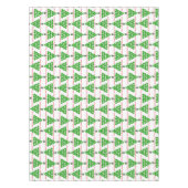 Pickleball Christmas Trees Deck the Halls Tischdecke (Vorderseite)