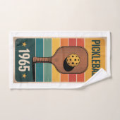 Pickleball Classic 1965 Paddelplakat für Lüfter Handtuch (Handtuch)