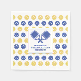 Pickleball Club Backyard Sondertext Serviette