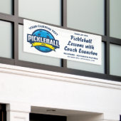 Pickleball Club, Coach, Pickleball Lektionen Klini Banner (Äußeres Gebäude)