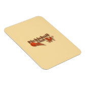 Pickleball-Club-Logo - Gear & Geschenke nach Maß Magnet (Rechte Seite)