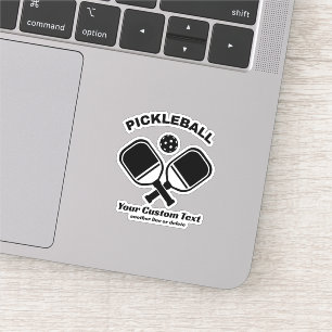 Pickleball Club Pickleball Paddle & Ball Custom Aufkleber