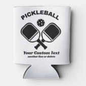 Pickleball Club Pickleball Paddle & Ball Custom Dosenkühler (Vorderseite)
