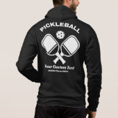 Pickleball Club Pickleball Paddle & Ball Custom Hoodie (Rückseite)