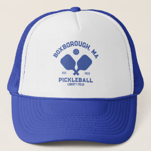 Pickleball Club Pickleball Paddle & Ball Custom Truckerkappe