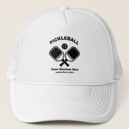 Pickleball Club Pickleball Paddle & Ball Custom Truckerkappe