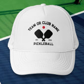 Pickleball Club Team Japan Japanese Flag Custom Truckerkappe
