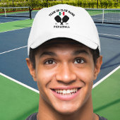 Pickleball Club Team Mexico Mexican Flag Custom Truckerkappe