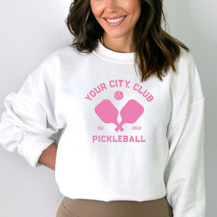 Pickleball Club Team Spieler Custom Pickle Geschen Sweatshirt