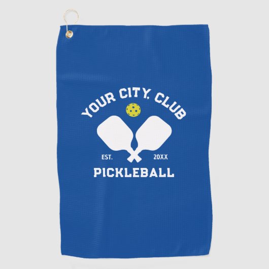 Pickleball Club Team Spieler Custom Pickle Sweet Golfhandtuch (Vorderseite)