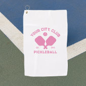 Pickleball Club Team Spieler Custom Pickle Sweet Golfhandtuch