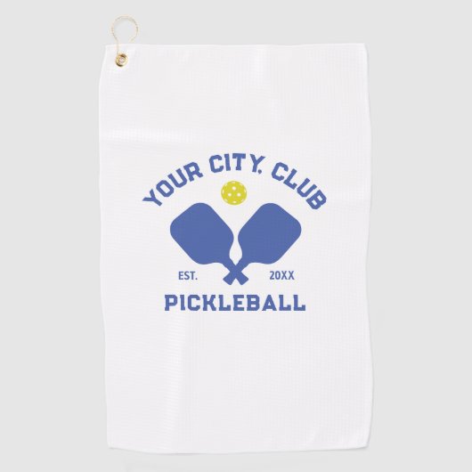 Pickleball Club Team Spieler Custom Pickle Sweet Golfhandtuch (Vorderseite)