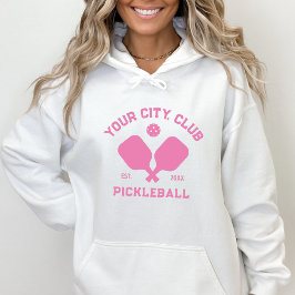 Pickleball Club Team Spieler Custom Pickler Gesche Hoodie