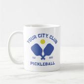Pickleball Club Team Spieler Custom Pickler Gesche Kaffeetasse (Links)
