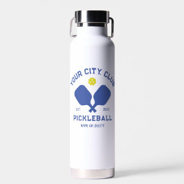 Pickleball Club Team Spieler Custom Pickler Gesche Trinkflasche