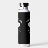 Pickleball Club Team Spieler Custom Pickler Gesche Trinkflasche (Rechts)