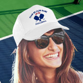Pickleball Club Team UK United Kingdom Flag Custom Truckerkappe