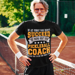 Pickleball Coach Funny Sprichwort Pickle Sport T-Shirt