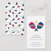 Pickleball Coach + Personal Trainer Business Card Visitenkarte (Vorne/Hinten)
