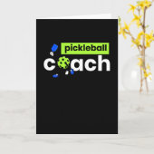 Pickleball Coach Player Karte (Gelbe Blume)