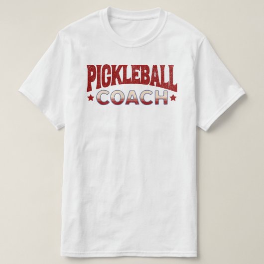 Pickleball Coach T-Shirt (Design vorne)