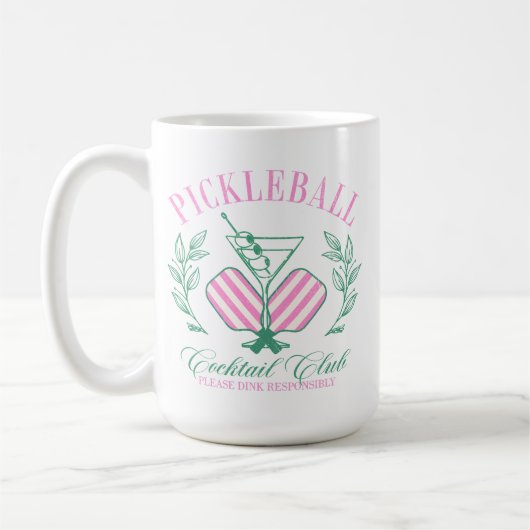 Pickleball Cocktail Club Kaffeetasse (Links)