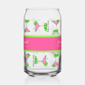 Pickleball Cocktail Dinks & Drinks Personalized Dosenglas (Links)