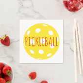 Pickleball Cocktail Napkins Serviette (Beispiel)