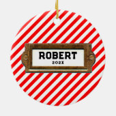 Pickleball Collectible Keramikornament (Hinten)