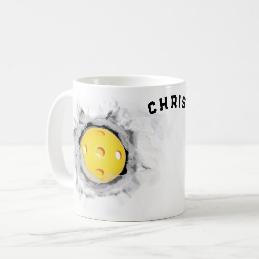 Pickleball Collectious Coffee Tasse (Vorderseite Links)