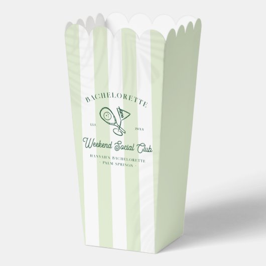 Pickleball Country Club | Bachelorette Geschenkschachtel (Vorderseite)