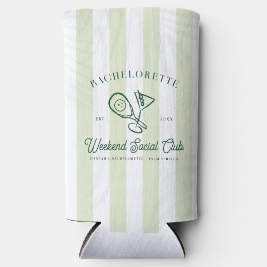 Pickleball Country Club | Bachelorette Selters Dosenkühler (Vorderseite)