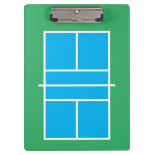 Pickleball Court Clipboard für gecoacht Unterricht Klemmbrett