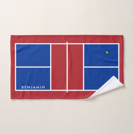 Pickleball Court Individuelle Name Handtuch (Handtuch)
