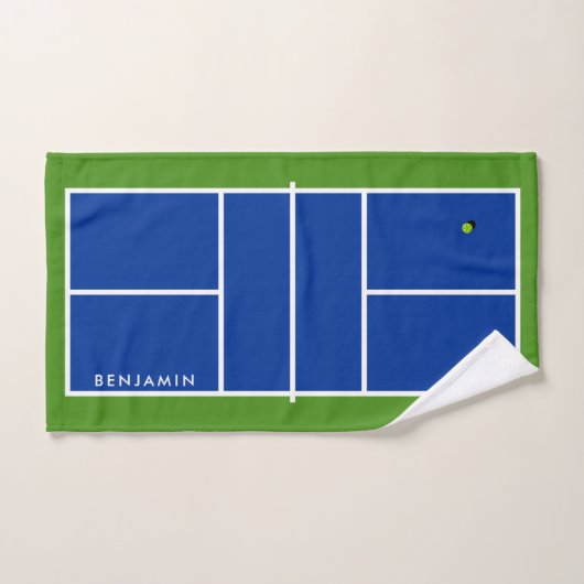 Pickleball Court Individuelle Name Handtuch (Handtuch)