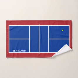 Pickleball Court Individuelle Name Handtuch