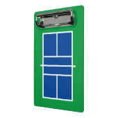 Pickleball Court Mini-Zwischenablage für Trainer u Mini Klemmbrett (Gewinkelt2)