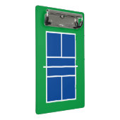 Pickleball Court Mini-Zwischenablage für Trainer u Mini Klemmbrett (Schrägansicht)