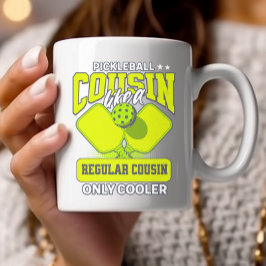 Pickleball-Cousin Wie regulärer Cousin nur Cooler Zweifarbige Tasse