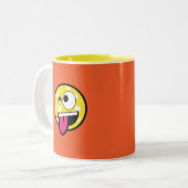 Pickleball Crazy Zweifarbige Tasse (Vorderseite Links)
