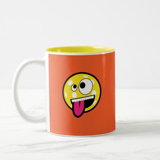 Pickleball Crazy Zweifarbige Tasse (Links)