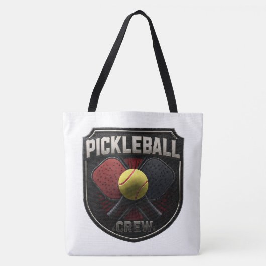 Pickleball Crew Tote Bag – Pickleball Player Shoul Tasche (Vorderseite)