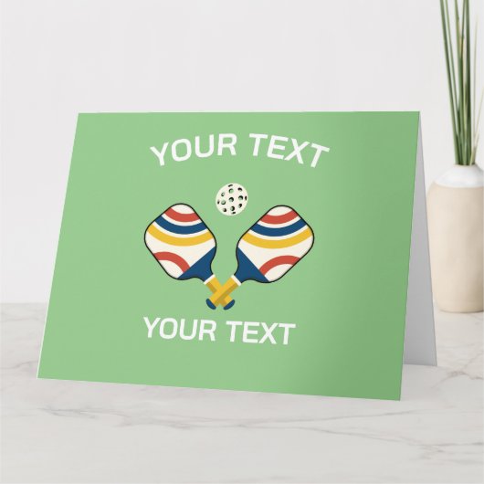 Pickleball Custom Karte (Vorderseite)